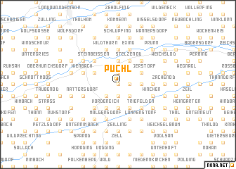 map of Püchl