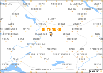 map of Puchówka