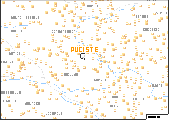 map of Pučište