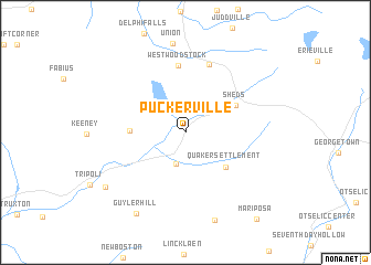 map of Puckerville