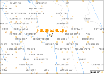map of Pucokszállás