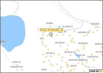 map of Pucrihuaca