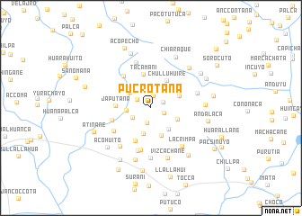 map of Pucrotaña