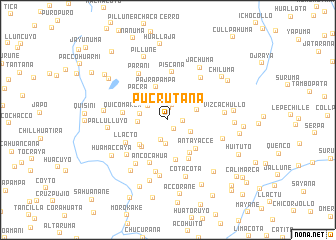 map of Pucrutaña