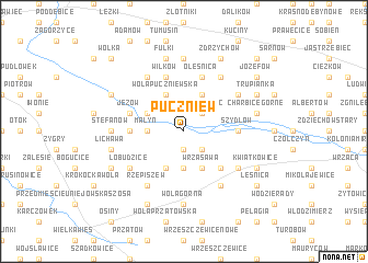 map of Puczniew