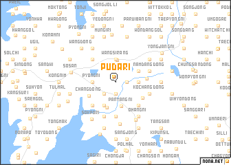 map of Puda-ri