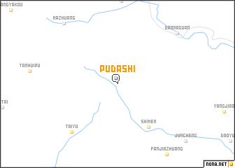 map of Pudashi