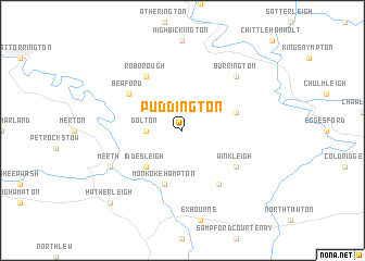 map of Puddington