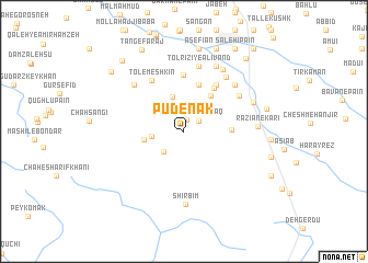 map of Pūdenak