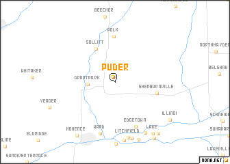 map of Puder