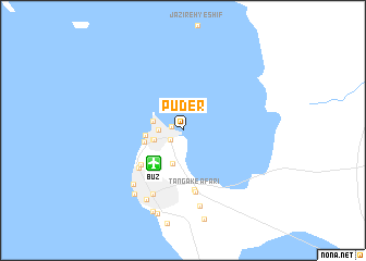 map of Pūder