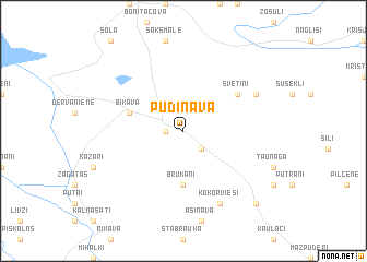 map of Pudinava