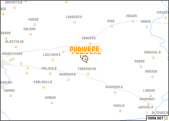 map of Pudivere