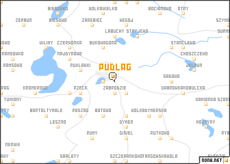 map of Pudłąg