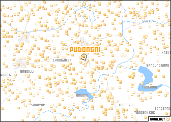 map of Pudŏng-ni