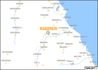 map of Pudong-ni