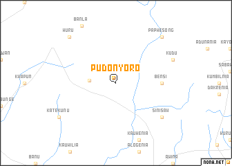 map of Pudonyoro