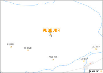 map of Pudovka