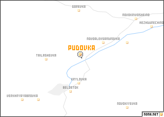 map of Pudovka