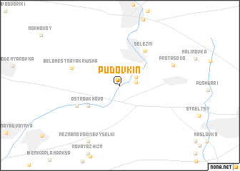 map of Pudovkin