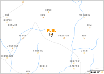 map of Pudo