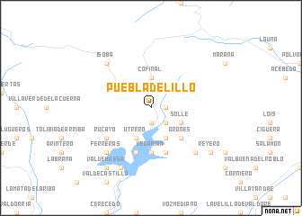 map of Puebla de Lillo