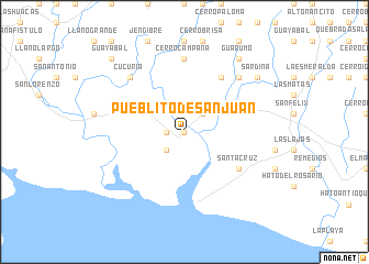 map of Pueblito de San Juan