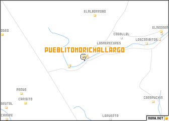 map of Pueblito Morichal Largo