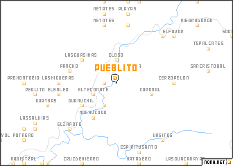 map of Pueblito