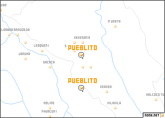 map of Pueblito