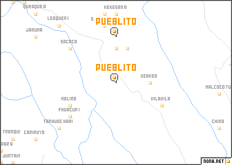 map of Pueblito