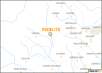 map of Pueblito