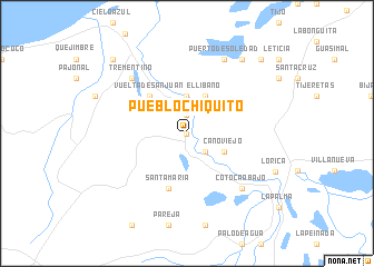 map of Pueblo Chiquito