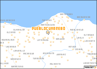 map of Pueblo Cumarebo