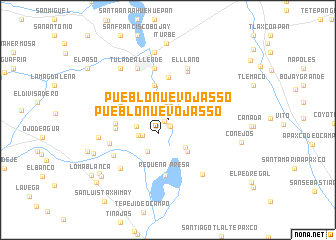 map of Pueblo Nuevo Jasso