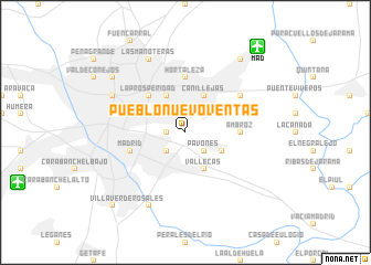 map of Pueblo Nuevo-Ventas