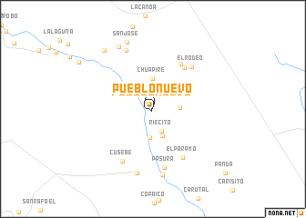 map of Pueblo Nuevo