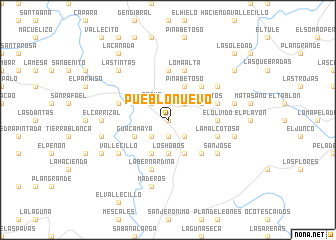 map of Pueblo Nuevo