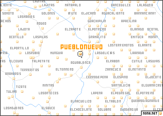 map of Pueblo Nuevo