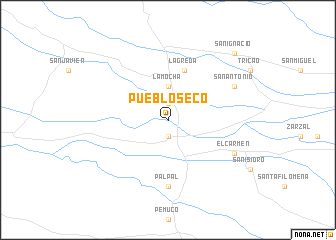 map of Pueblo Seco