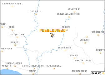 map of Pueblo Viejo