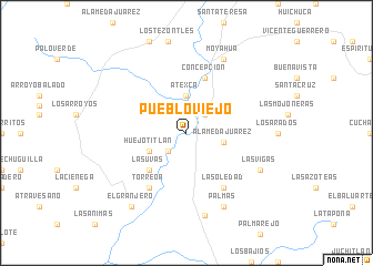 map of Pueblo Viejo