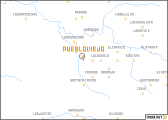 map of Pueblo Viejo