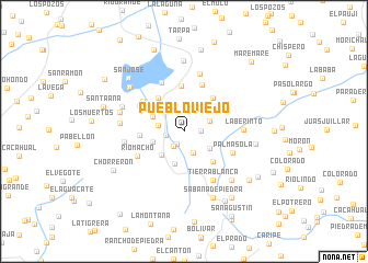 map of Pueblo Viejo