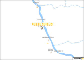 map of Pueblo Viejo