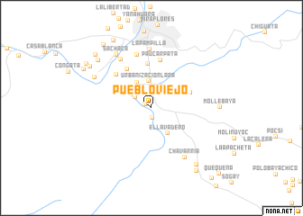 map of Pueblo Viejo