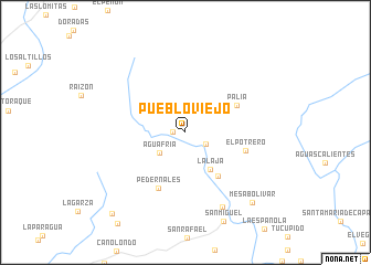 map of Pueblo Viejo