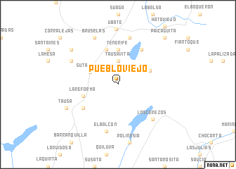 map of Puebloviejo