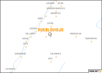 map of Pueblo Viejo