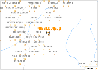 map of Pueblo Viejo